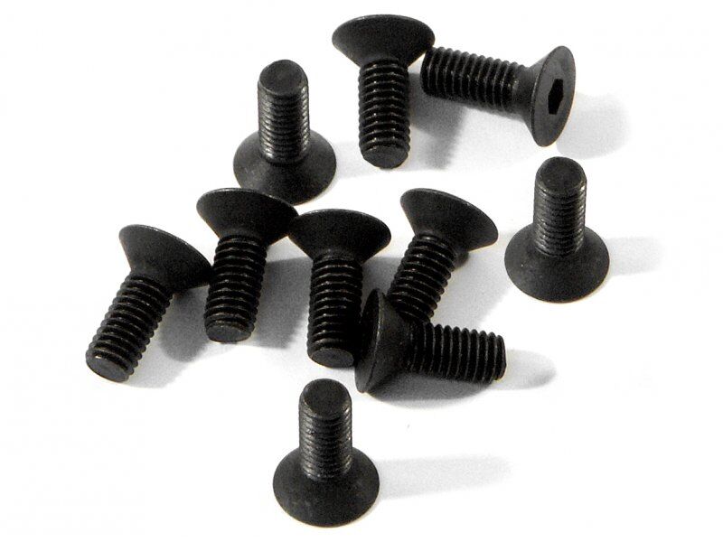 #Z082 - FLAT HEAD SCREW M3x8mm (HEX SOCKET/10pcs)