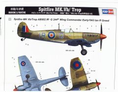 HobbyBoss 83206 1/32 Spitfire MK.Vb/Trop Savaş Uçağı Demonte Plastik Maketi
