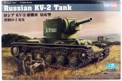 HobbyBoss 84816 1/48 Rus KV-2 Tankı Demonte Plastik Maketi