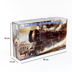 Trumpeter 00210 1/35 Alman BR 52 Savaş Lokomotifi Demonte Plastik Maketi