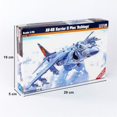 Mistercraft D053 1/72 AV-8B Harrier II Plus Bulldogs Savaş Uçağı Demonte Plastik Maketi