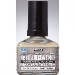 Gunze WC04 40 ml. Mr.Weathering, Sandy Wash, Eskitme Maket Boyası