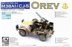 AFV Club AF35S97 1/35 IDF 1/4 TON 4x4 M38A1/CJ05 Tank Savarlı Jeep Demonte Plastik Maketi