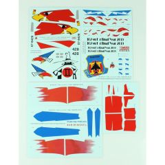 Babibi PB48001 1/48 Jasdf F4-EJ Son Samuray Beyaz Phantom Özel, Dekal Çıkartma