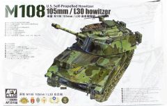 AFV Club AF35108 1/35 M108 105mm Kundağı Motorlu Tankı Demonte Plastik Maketi