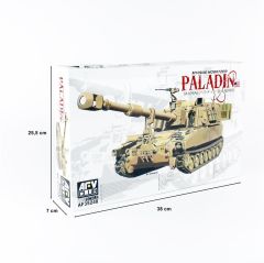 AFV Club AF35248 1/35 M109A6 HOWITZER Paladin Obüsü Demonte Plastik Maketi
