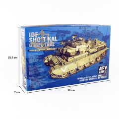 AFV Club AF35267 1/35 IDF SHOT Kal GIMEL 1982 Tankı Demonte Plastik Maketi