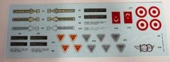 Babibi DBT01089 1/32 Turaf F-16 C/D, 182.Atmaca Filo, Dekal Çıkartma