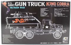 AFV Club AF35323 1/35 M113+M54A2 GUN TRUCK Zırhlı, Silahlı Kamyon Demonte Plastik Maketi