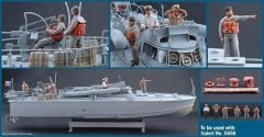 Italeri 5611S 1/35 M.A.S. Mürettebat ve Aksesuar Figürleri Demonte Plastik Maketi