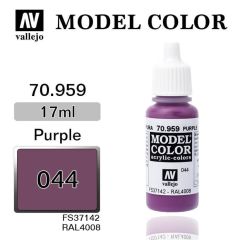 Vallejo 70959 17 ml. (44) Purple-Matt, Model Color Serisi Model Boyası