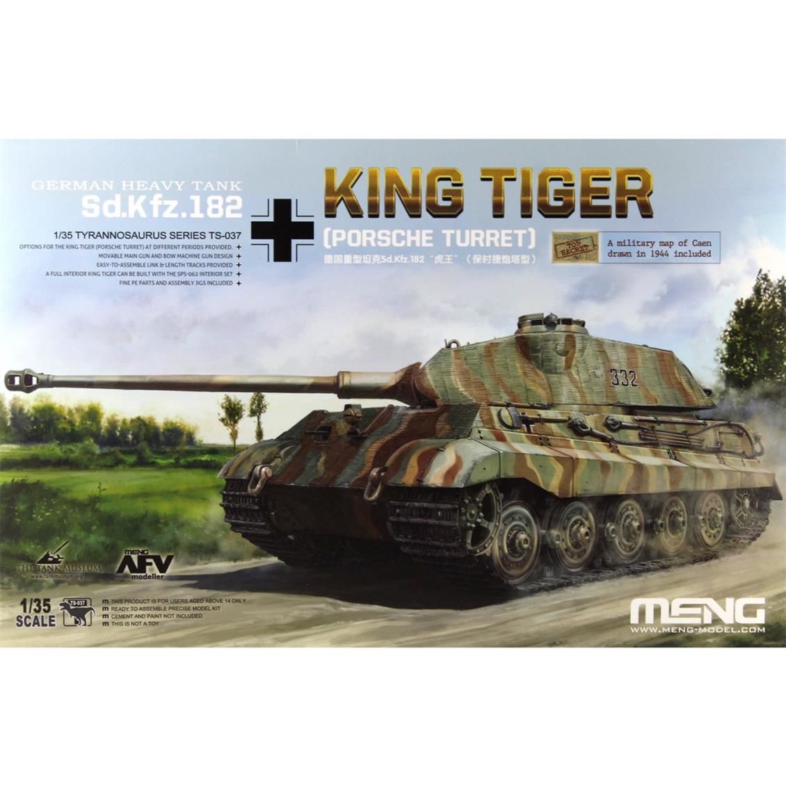 TS-037 German Heavy Tank Sd.Kfz.182 King Tiger (Po