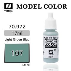 Vallejo 70972 17 ml. (107) Light Green Blue-Matt, Model Color Serisi Model Boyası
