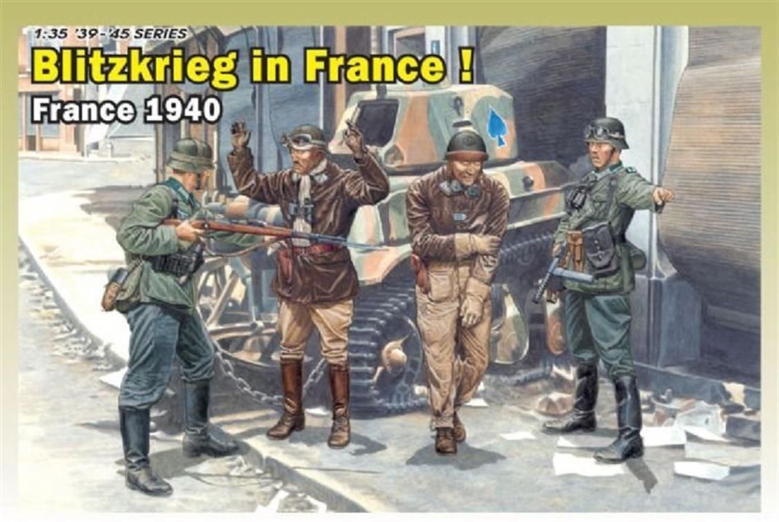 Dragon 6478 1/35 Ölçek Blitzkrieg (Fransa 1940) Asker Figürleri  Plastik Model Kiti