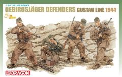 Dragon 6517 1/35 Ölçek Gebirgsjager (Gustav Hattı 1944) Asker Figürleri  Plastik Model Kiti