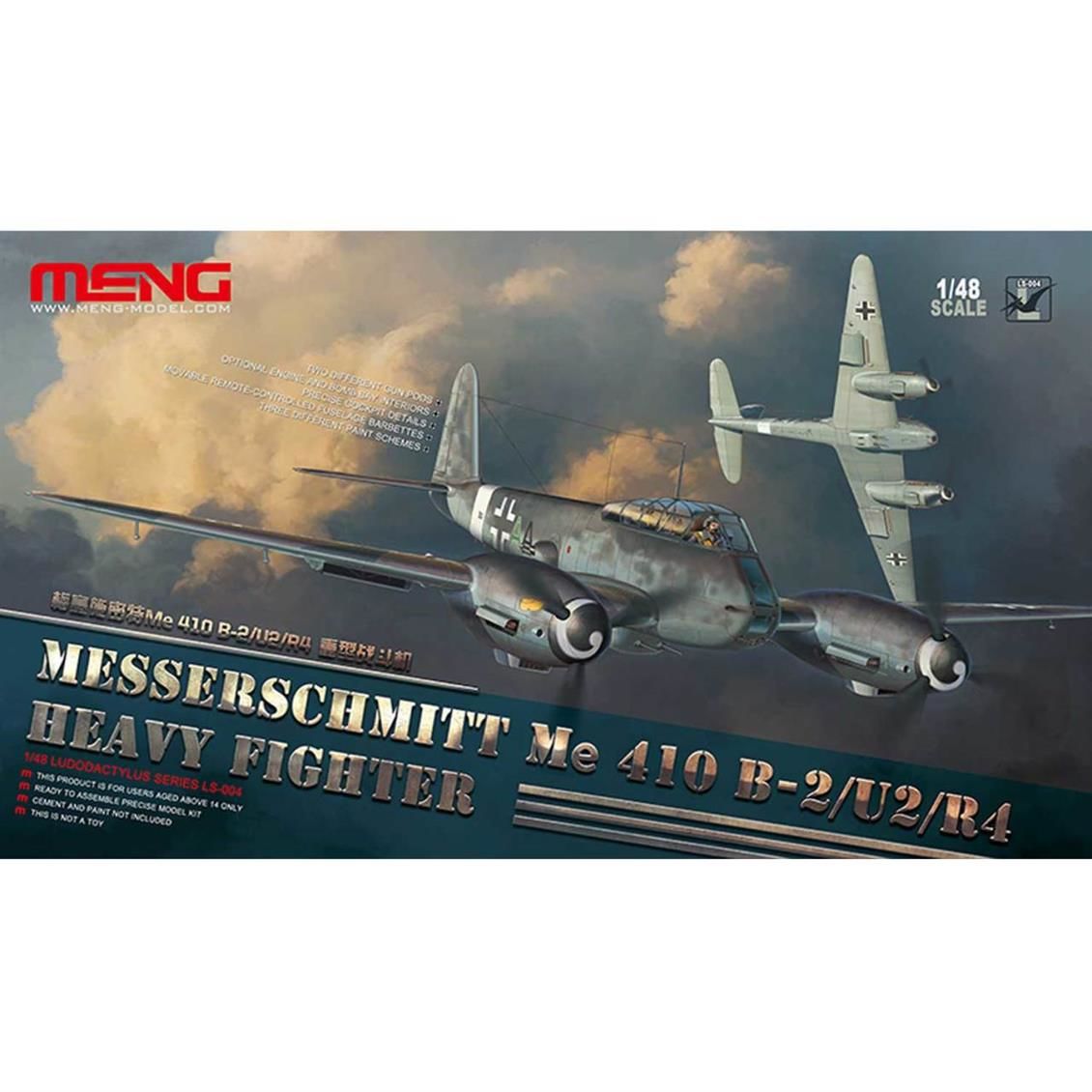 LS-004 1/48 MESSERSCHMITT Me 410B-2/U2/R4 HEAVY FI
