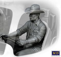 MasterBox 24044 1/24 Ölçek, Kamyon Sürücüsü Serisi, Mike, Plastik Figür Kiti