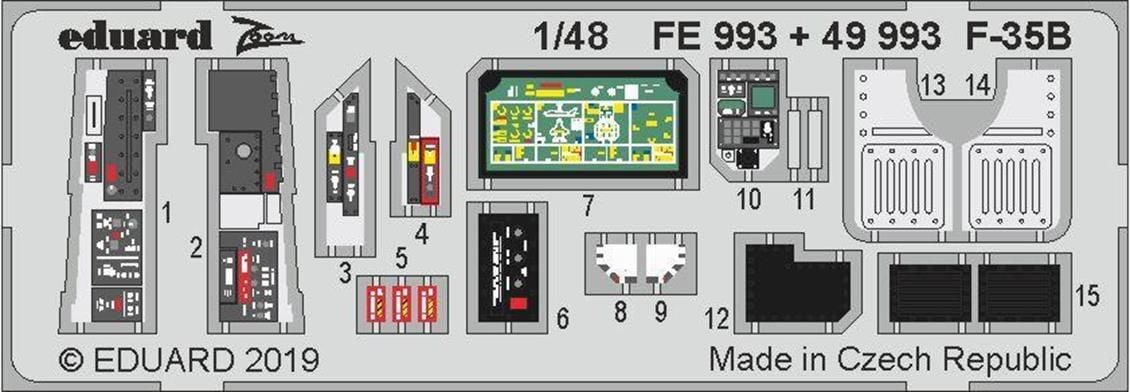 EDUARD FE993 1/48 F-35B 1/48 FOR KITTY HAWK