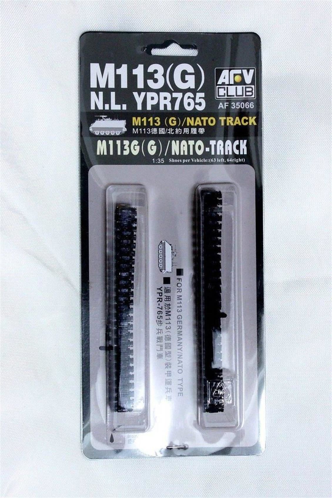 AFV Club AF35066 1/35 M113(GERMAN) / YPR765 / NATO TRACK-L6 Palet Seti Demonte Plastik Maketi