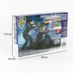 MasterBox 24064 1/24 Ölçek, Soygun Serisi, Çavuş Jack ve Devriye Sally, Plastik Figür Kiti