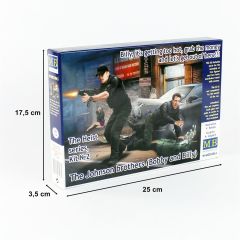 MasterBox 24065 1/24 Ölçek, Soygun Serisi, Johnson Kardeşler, Plastik Figür Kiti