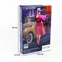 MasterBox 24067 1/24 Ölçek, Tehlikeli İşler Serisi, Françoise, Plastik Figür Kiti