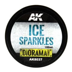 AK Interactive 8037 100 ml. Buz Efektİ, Akrilik, Diorama Serisi Zemin Dokusu