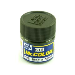 Gunze C516 10 ml. Dark Green 3414, Mr.Color Serisi Maket Boyası