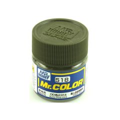 Gunze C518 10 ml. Olive Drab 2314, Mr.Color Serisi Maket Boyası