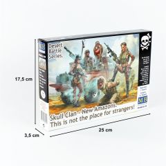 MasterBox 35199 1/35 Ölçek, Çöl Savaşları Serisi, Amazonlar, Plastik Figür Kiti