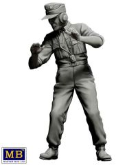 MasterBox 35201 1/35 Ölçek, WW II Serisi, 1944-1945 Alman Tankçılar, Plastik Figür Kiti