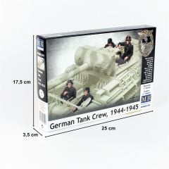MasterBox 35201 1/35 Ölçek, WW II Serisi, 1944-1945 Alman Tankçılar, Plastik Figür Kiti