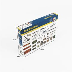 Italeri 0407S 1/35 Silahlar ve Mühimmatlar Demonte Plastik Maketi