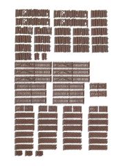 Noch 13095 1/87 Bahçe Çitleri Demonte Plastik Maketi