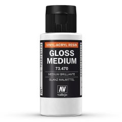 Vallejo 73470 60 ml. Gloss Medium (Parlaklaştırıcı), Model Boyası