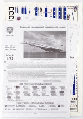 Modelsvit MSVIT7203 1/72 Tupolev Tu-144 Yolcu Uçağı Plastik Model Kiti