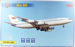 Modelsvit MSVIT7205 1/72 IL-86 Wide-Body Airliner Yolcu Uçağı Plastik Model Kiti
