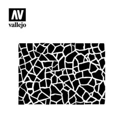 Vallejo ST-CAM003 1/32-1/35 Zürafa Kamuflajı Şemalı Esnek Boya Şablonu
