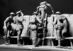 MasterBox 35114 1/35 Ölçek, WW I Serisi, İngiliz Piyadeleri, Plastik Figür Kiti