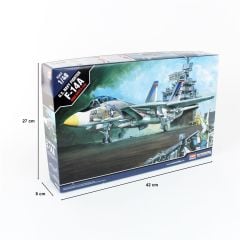 Academy 12253 1/48 Grumman F-14A Tomcat Savaş Uçağı Demonte Plastik Maketi