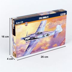 Mistercraft C001 1/72 Fw-190A-4 Savaş Uçağı Demonte Plastik Maketi
