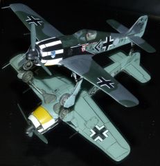 Mistercraft C001 1/72 Fw-190A-4 Savaş Uçağı Demonte Plastik Maketi