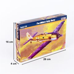 Mistercraft C003 1/72 Fw-190A-6 (Grun Hertz) Savaş Uçağı Demonte Plastik Maketi