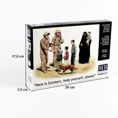 MasterBox 35159 1/35 Ölçek, Güncel Savaşlar Serisi, Ortadoğulu Çocuklar, Plastik Figür Kiti