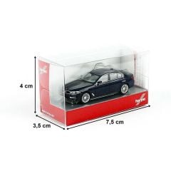 Herpa 430692-004 1/87 Ölçek BMW 5, Mavi, Sergilemeye Hazır Model Araç