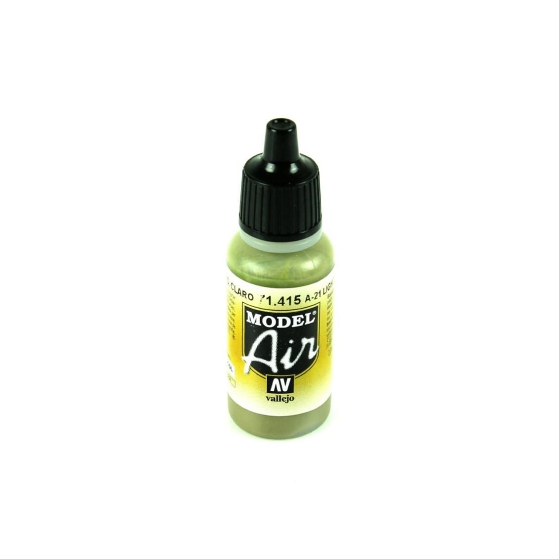 Vallejo 71415 17 Ml A-21 Lıght Greysh Brown, Model Air Serisi Model Boyası