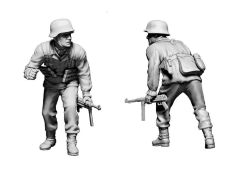 MasterBox 35218 1/35 Ölçek, WW II Serisi, 1944-1945 Alman Askerleri, Plastik Figür Kiti