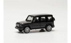 Herpa 420488-003 1/87 Ölçek MB G-Klasse AMG Cip, Siyah, Sergilemeye Hazır Model Araç
