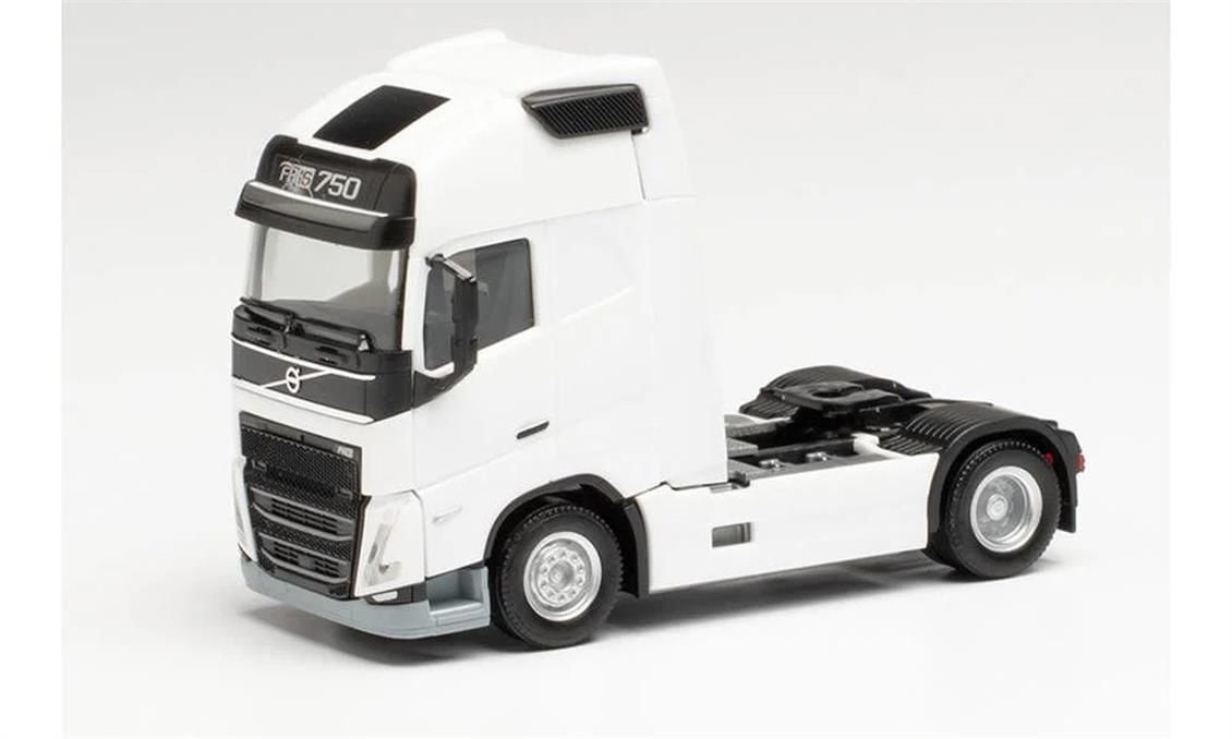 Herpa 313346 1/87 Ölçek Volvo FH16 GI XL2020 Çekici, Beyaz, Sergilemeye Hazır Model Araç