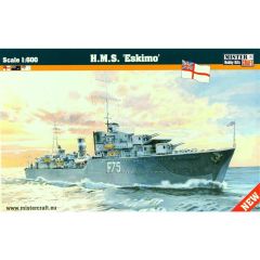 Mistercraft S092 1/600 HMS (Eskimo) Zırhlı Gemi Demonte Plastik Maketi